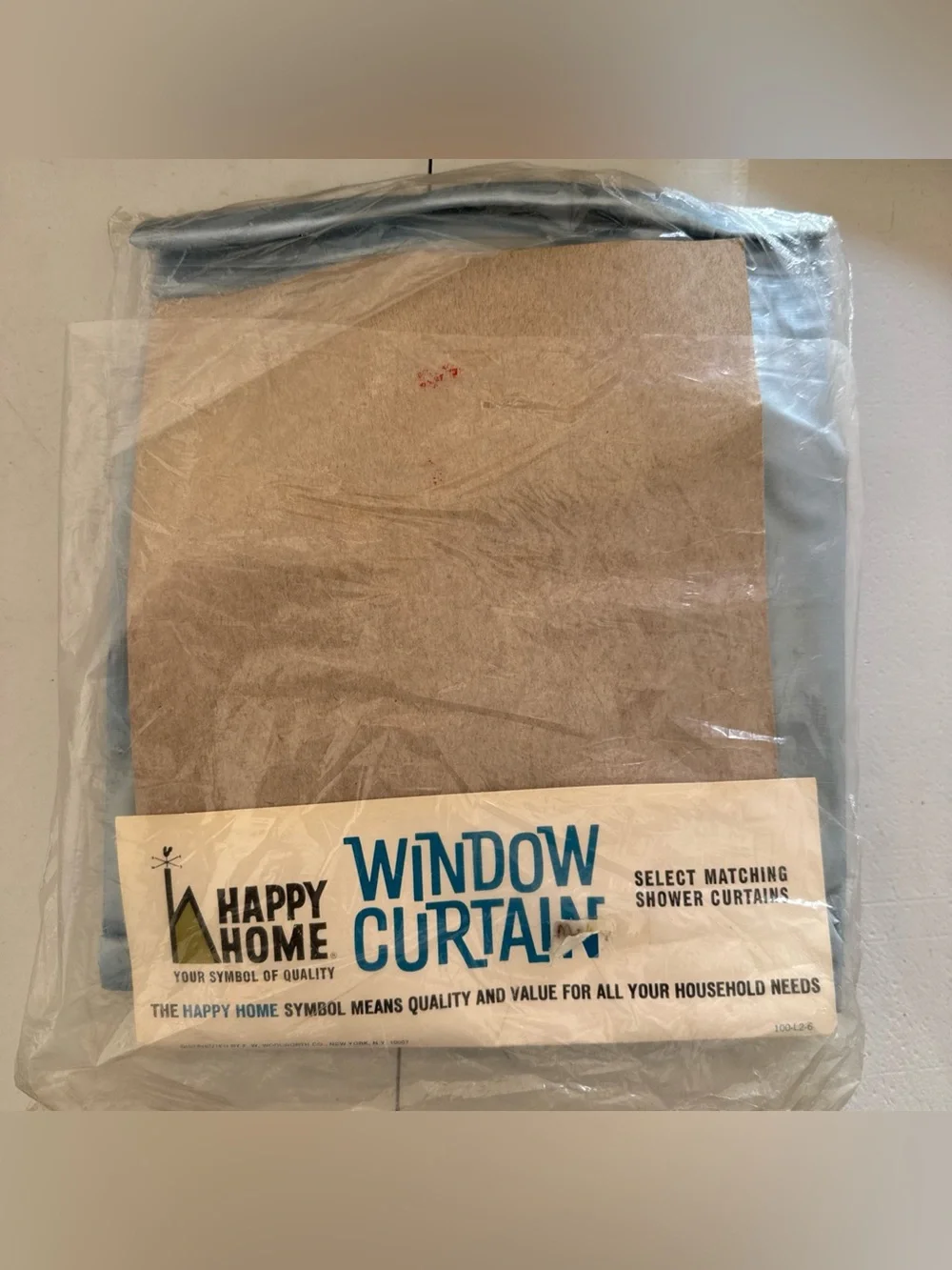 Mcm happy home vintage shower curtain